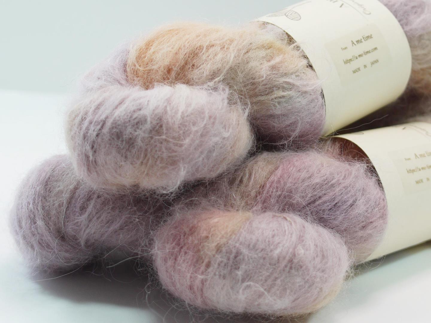 少し豊富な贈り物 手染め毛糸 Cloud Silk Suri モヘア Fibers MoneKan 